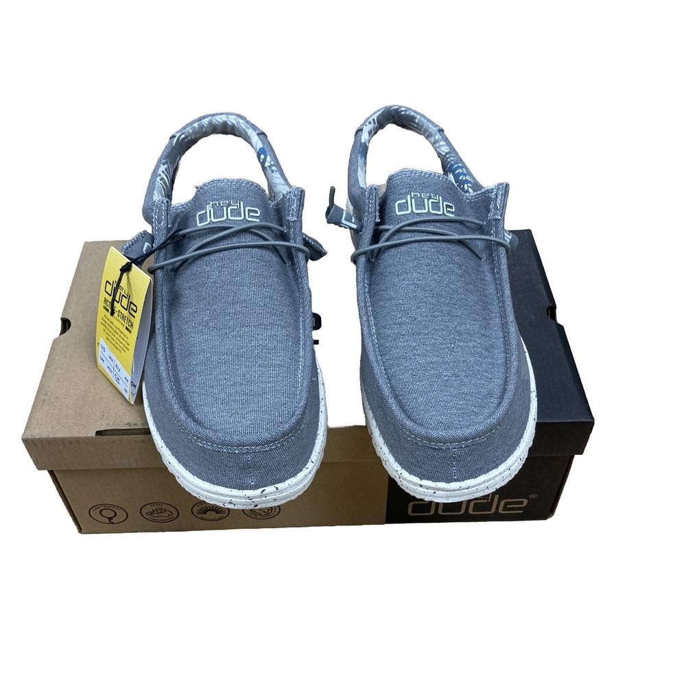 Hey Dude Wally Stretch Iron | Men’s Shoes | Size 11 | Men's Slip on Loaf… - Picture 2 of 5